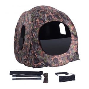 GYMAX Hunting Tent - Offers Large Capacity