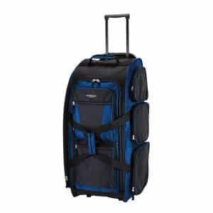 Travelers Club Xpedition Upright Rolling Duffel Bag
