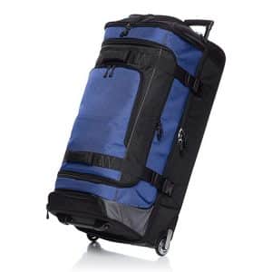AmazonBasics Ripstop Rolling Wheeled Duffel Bag