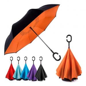 EEZ-Y Inverted Windproof Upside Down Umbrella