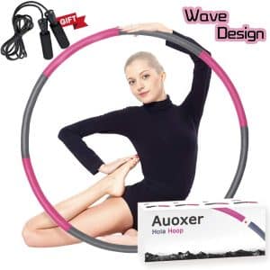 Auoxer Fitness Exercise Weighted Hula Hoop