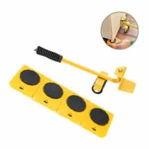 Onerbuy Furniture Lifter, 360 Degrees Rotatable Pads (Yellow)
