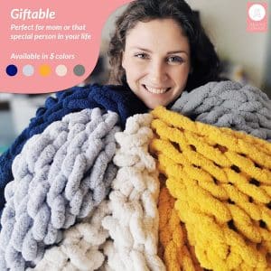 ABOUND lifestyle Chunky Knit Throw Blanket