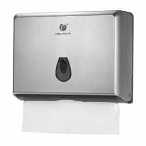 BBX Lephsnt Paper Towel Dispenser, Wall-Mounted (Silver)