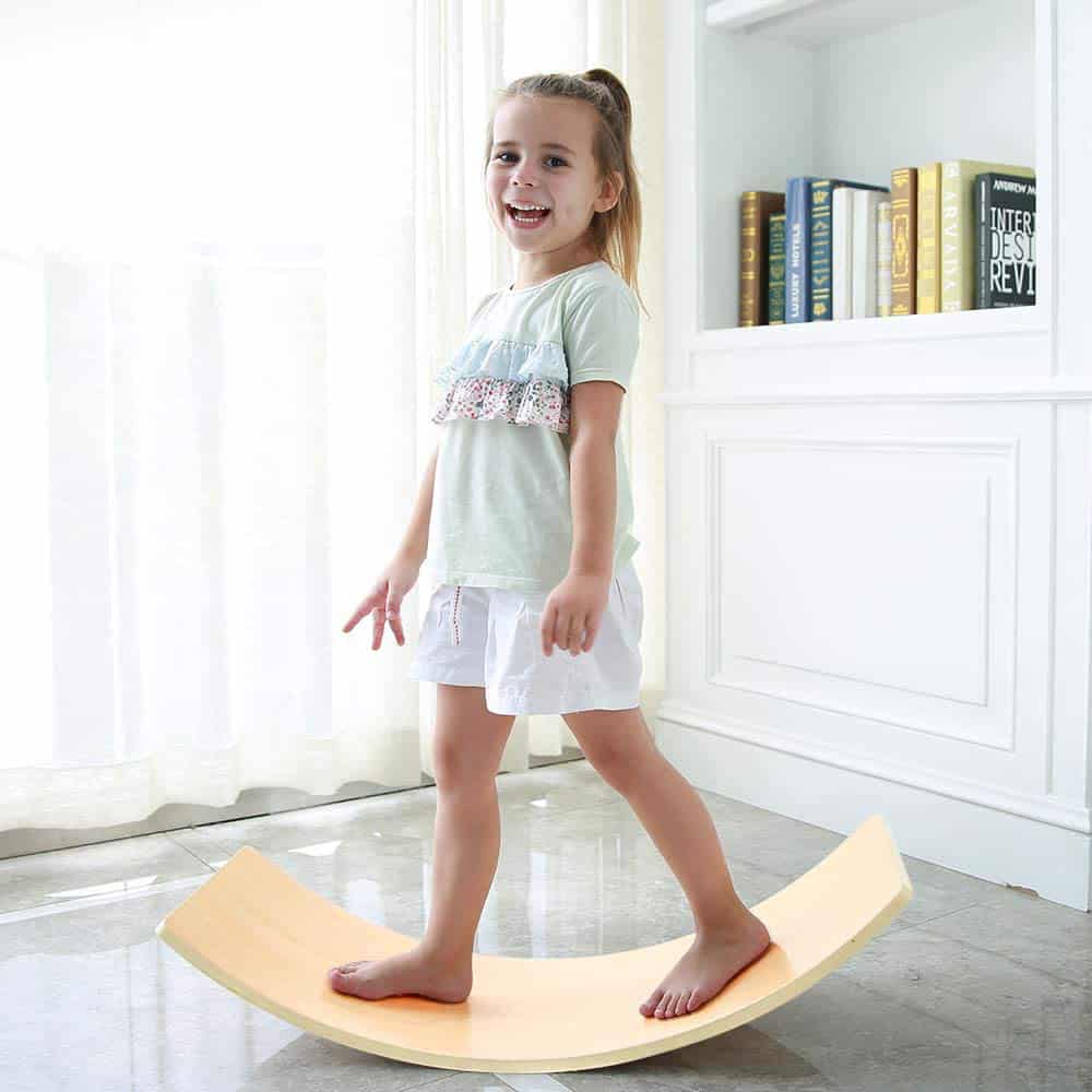 KIOSESI Wooden Balance Board for Toddler